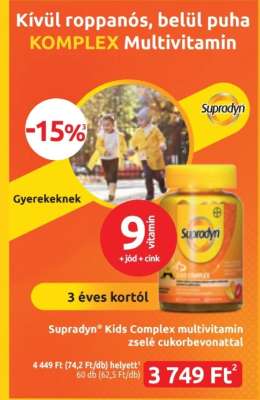 Supradyn Kids Complex multivitamin
