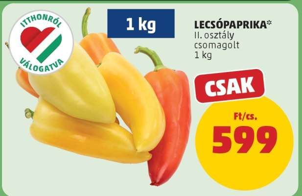 Lecsópaprika