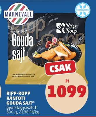Ripp-Ropp Rántott Gouda Sajt