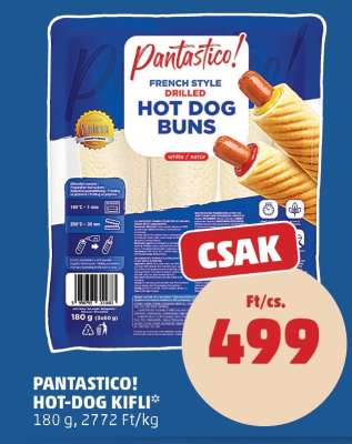 PANTASTICO! Hot-dog kifli