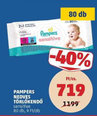 PAMPERS NEDVES TÖRLŐKENDŐ