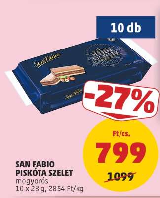 San Fabio Piskóta Szelet