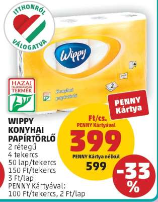 Wippy Konyhai Papírtörlő