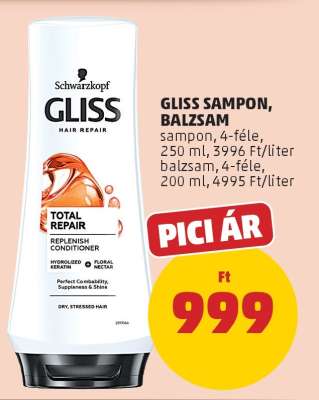 GLISS SAMPON, BALZSAM