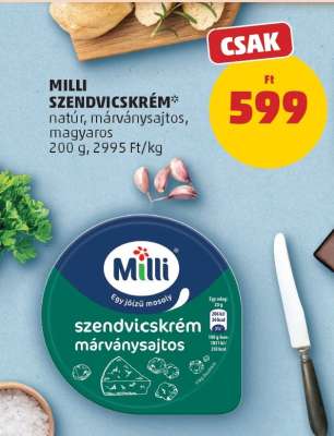 MILLI Szendvicskrém