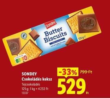 Sondey Csokoládés keksz