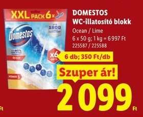 DOMESTOS WC-illatosító blokk