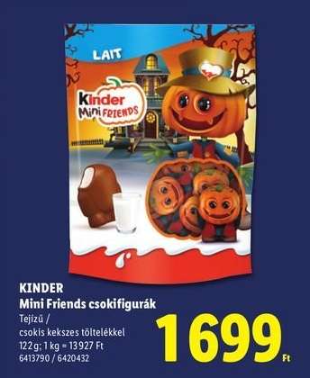 KINDER Mini Friends csokifigurák