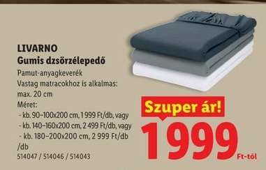 Livarno Gumis dzsörélepedő