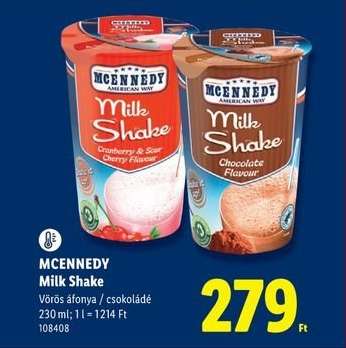 MCENNEDY Milk shake
