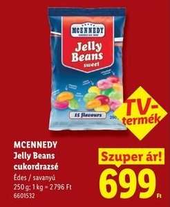 Mcennedy Jelly Beans cukordrazsé