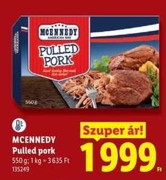 MCENNEDY Pulled pork