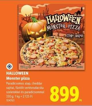 HALLOWEEN Monster pizza
