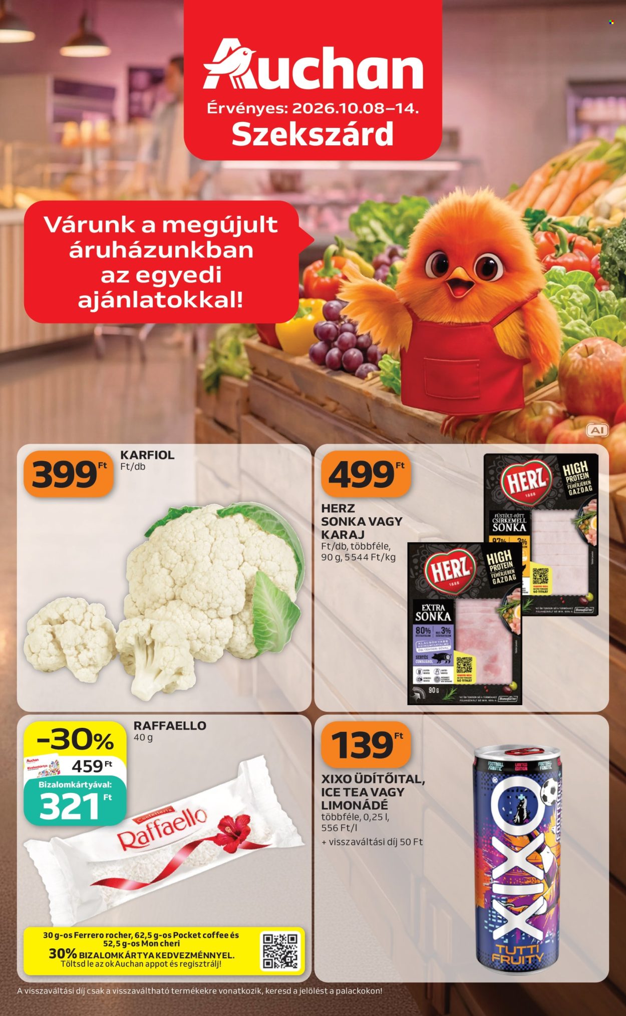 Auchan akciós újságok - 2026.10.08 - 2026.10.14. Oldal 1