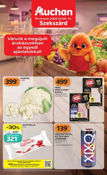 Újság Auchan - 2026.10.08 - 2026.10.14.