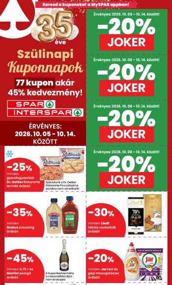 Újság SPAR - 2026.10.05 - 2026.10.14.