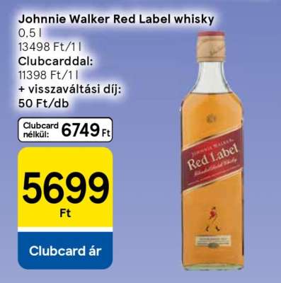 JOHNNIE WALKER Red Label Whisky*