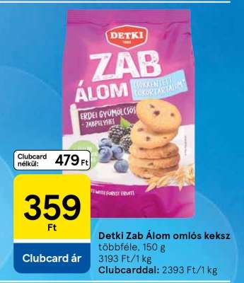 Detki Zab-Álom omlós keksz