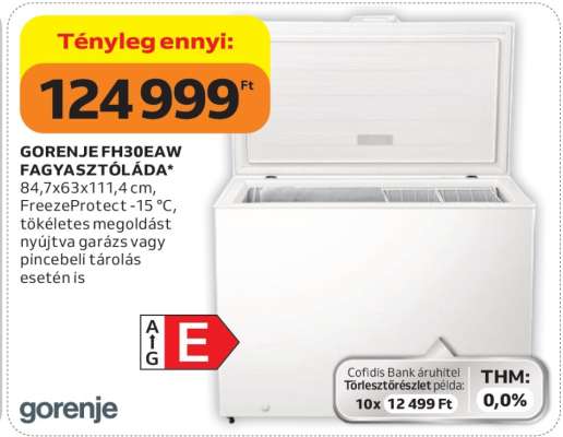 GORENJE FH30EAW FAGYASZTÓLÁDA