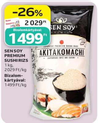 SEN SOY PRÉMIUM SUSHI RIZS