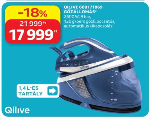 QILIVE 600171869 GŐZÁLLOMÁS