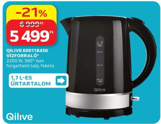 QILIVE 600118430 VÍZFORRALÓ