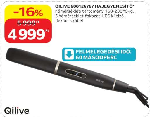 QILIVE 600126767 HAJEGYENESÍTŐ