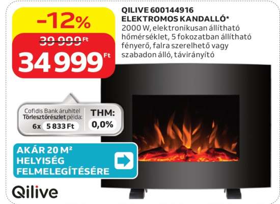 QILIVE 600144916 ELEKTROMOS KANDALLÓ