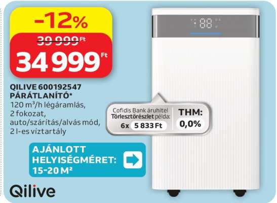 QILIVE 600192547 PÁRÁTLANÍTÓ