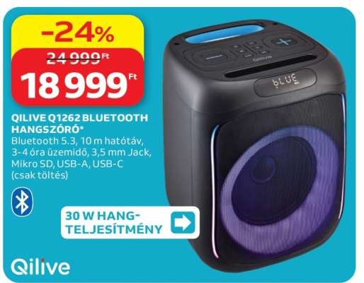 QILIVE Q1262 BLUETOOTH HANGSZÓRÓ