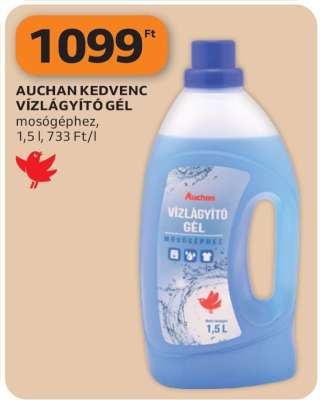 AUCHAN KEDVENC VÍZLÁGYÍTÓ GÉL
