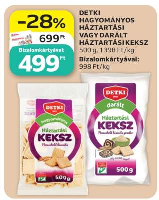 DETKI HAGYOMÁNYOS HÁZTARTÁSI VAGY DARÁLT HÁZTARTÁSI KEKSZ