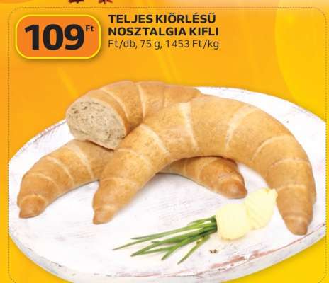 Teljes kiőrlésű nosztalgia kifli
