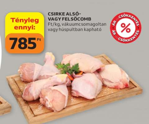 Csirke alsó- vagy felsőcomb
