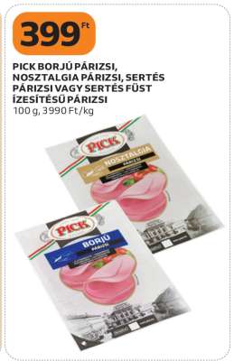 PICK Borjú párizsi, Nosztalgia párizsi, Sertés párizsi vagy Sertés füst ízesítésű párizsi
