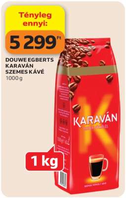 DOUWE EGBERTS KARAVÁN SZEMES KÁVÉ