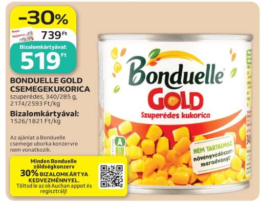 Bonduelle Gold Csemegekukorica