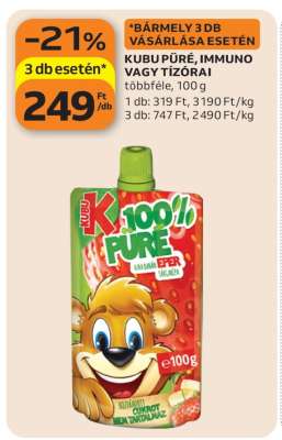 KUBU PŰRÉ, IMMUNO VAGY TÍZÓRAI