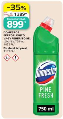 DOMESTOS FERTŐTLENÍTŐ VAGY FEHÉRÍTŐ GÉL