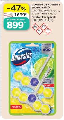 DOMESTOS POWER 5 WC-FRISSÍTŐ