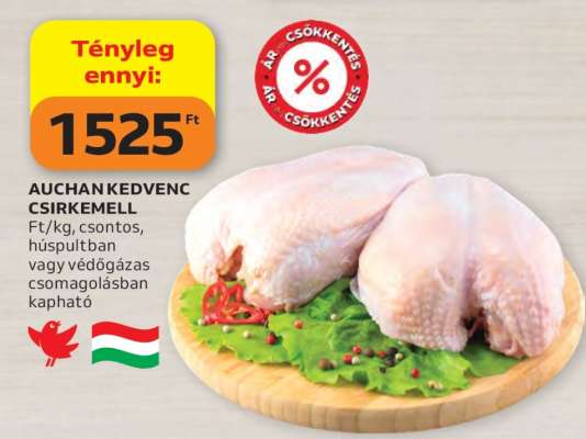 AUCHAN KEDVENC CSIRKEMELL