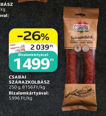 CSABAI SZÁRAZKOLBÁSZ