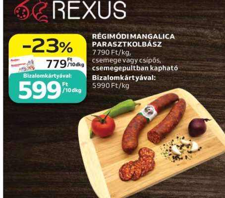 Régimódi Mangalica Parasztkolbász