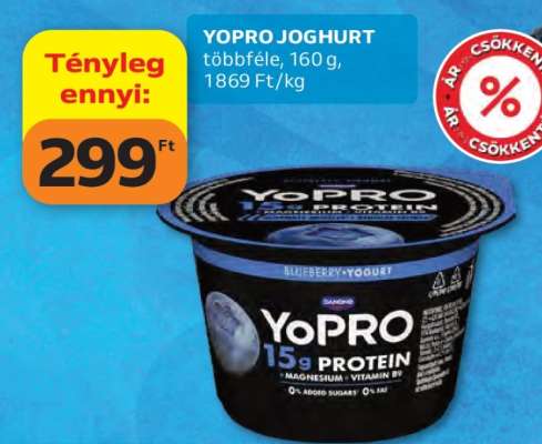 Yopro joghurt