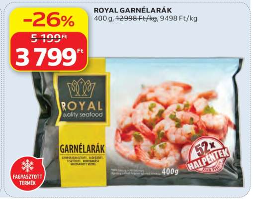 ROYAL GARNÉLARÁK