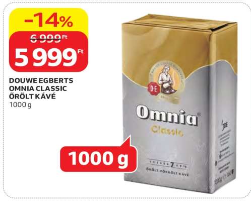 Douwe Egberts Omnia Classic őrölt kávé