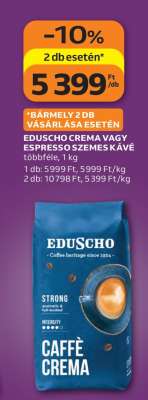 EDUSCHO CREMA VAGY ESPRESSO SZEMES KÁVÉ
