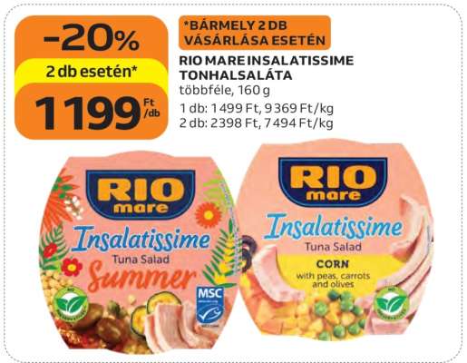 RIO MARE Insalatissime tonhalsaláta*