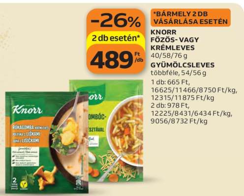 KNORR FŐZŐS- VAGY KRÉMLEVES