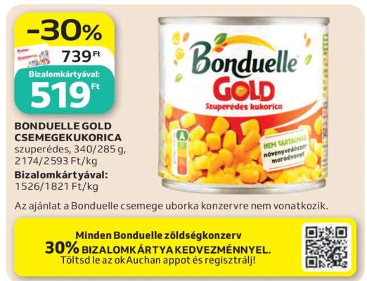 Bonduelle Gold Csemegekukorica